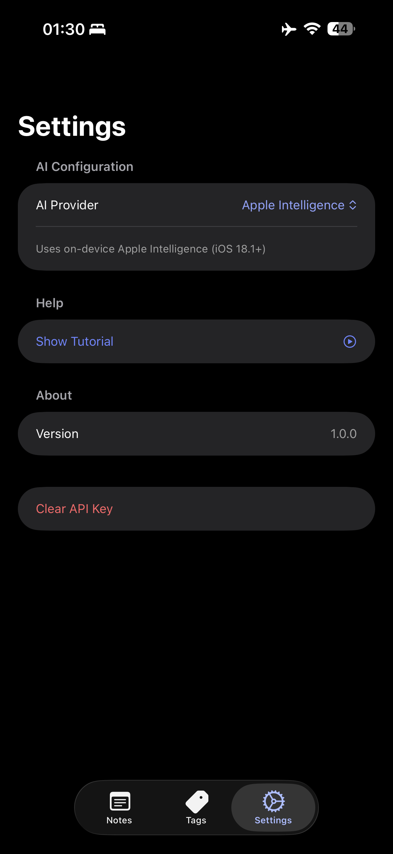 Noto Notes Interface